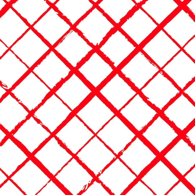 Вектор Красная сетка с белым фоном с красным х на ней