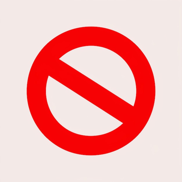ベクトル 赤い煙禁止の標識