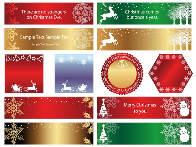 様々なクリスマスカード