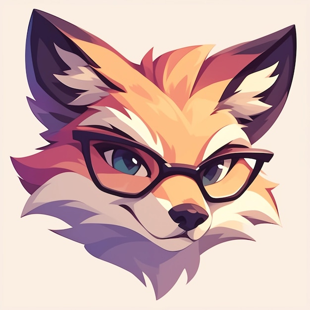 ベクトル 巧妙な狐のソフトウェアエンジニア カートゥーンスタイル