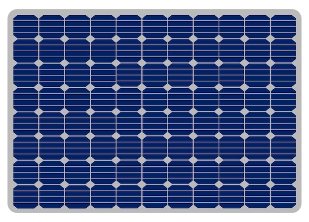 Вектор Солнечная панель зеленая энергия энергосберегающая чистая окружающая среда