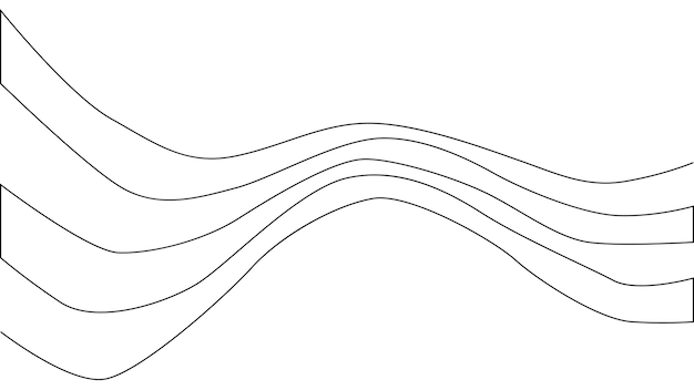 ベクトル ト音記号と音符は、白地に黒の 1 本の線で描かれています 連続線画のイラスト