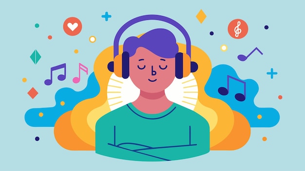 Вектор a unique music therapy program that uses customized sound frequencies to help alleviate symptoms of