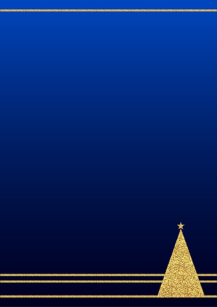 A4. Background for New Year's letterhead. Blue background