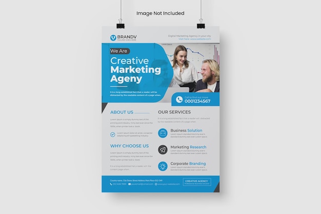 A4 Corporate Flyer Template