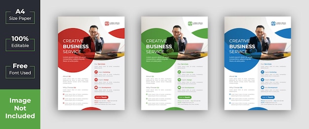 A4 Corporate Flyer Template