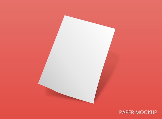A4 open bladzijde mockup
