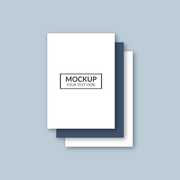 Vector a4 paper  modern template