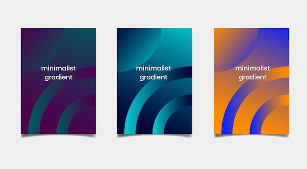 ベクトル グラデーション背景の a4 ベクトル鮮やかな青とオレンジのグラデーションチラシ web ポスターに最適