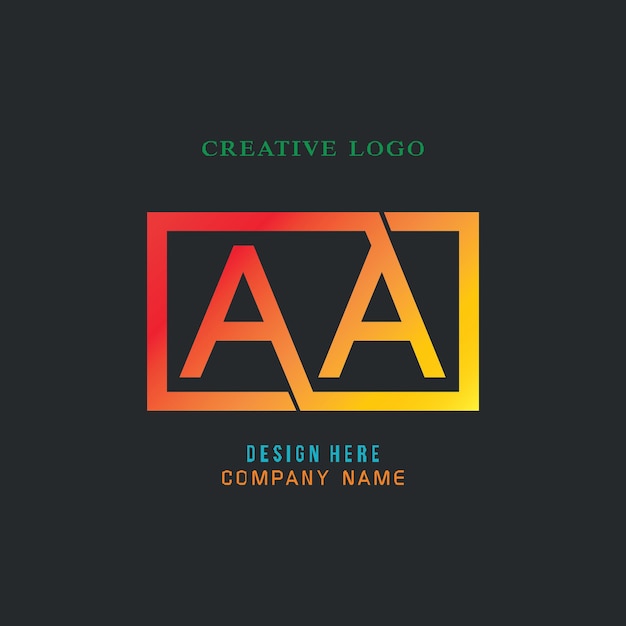 AA lettering perfect for company logos offices campuses schools religious education