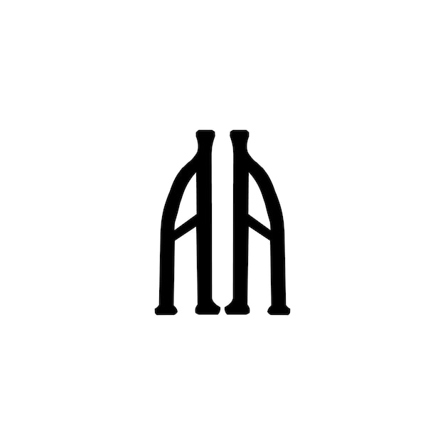 モノグラム ロゴデザイン 文字 文字 名前 シンボル 単色 ロゴタイプ アルファベット 文字 シンプル ロゴ