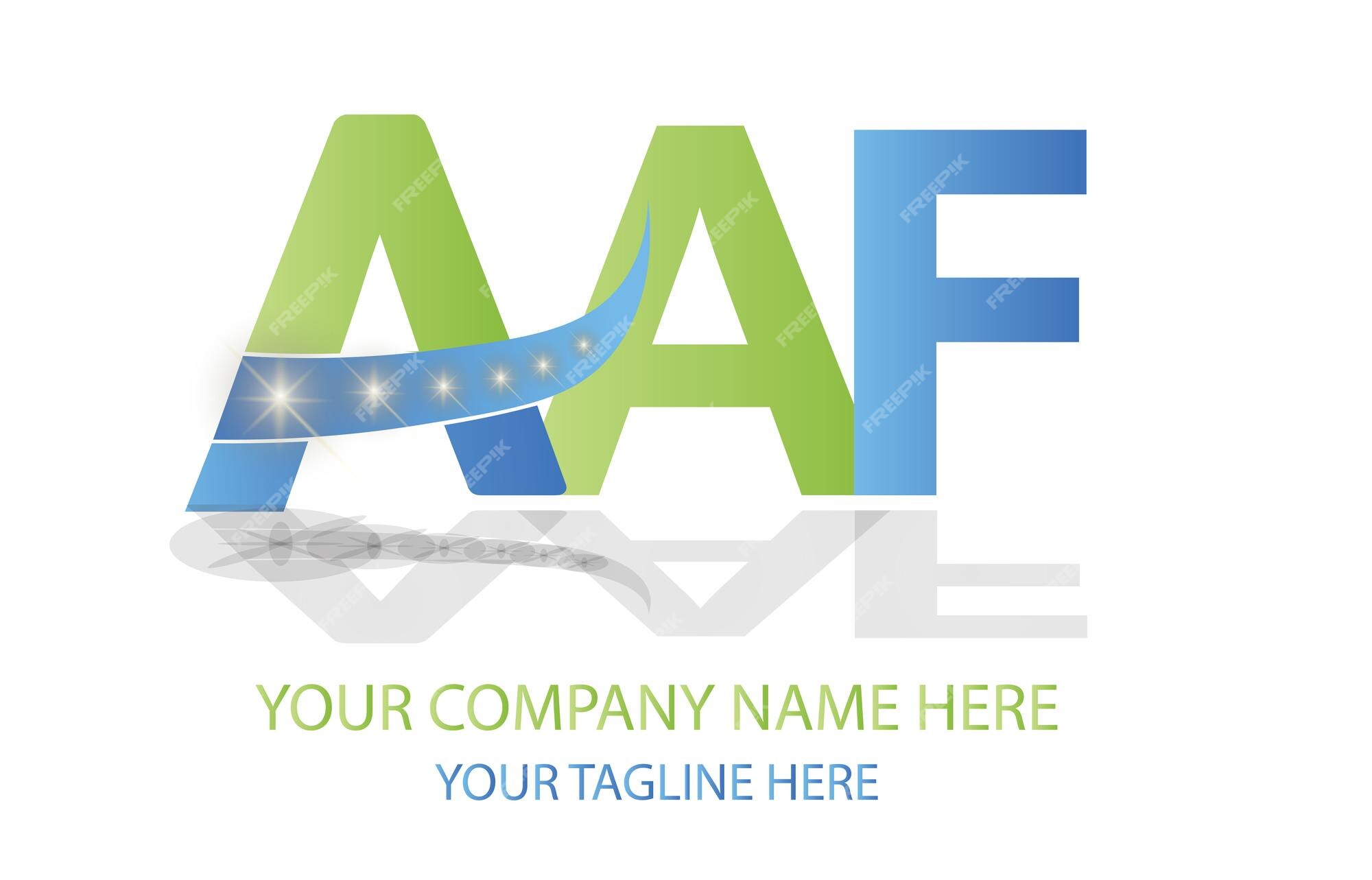 Premium Vector | Aaf letter logo