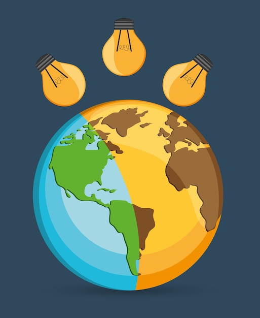 aan de global warming gerelateerde pictogrammen