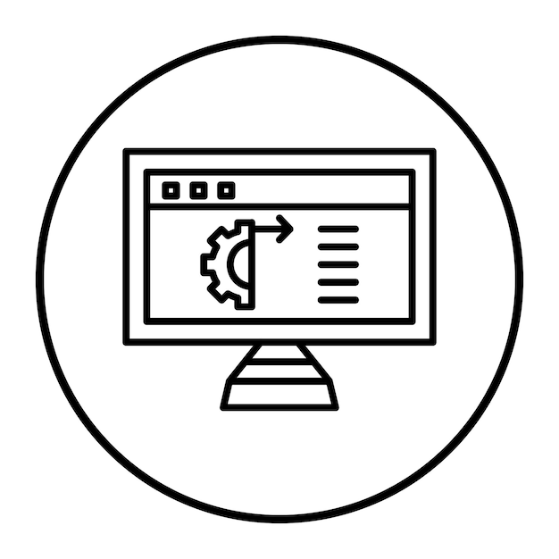 Aangepaste kenmerken Vector illustratie