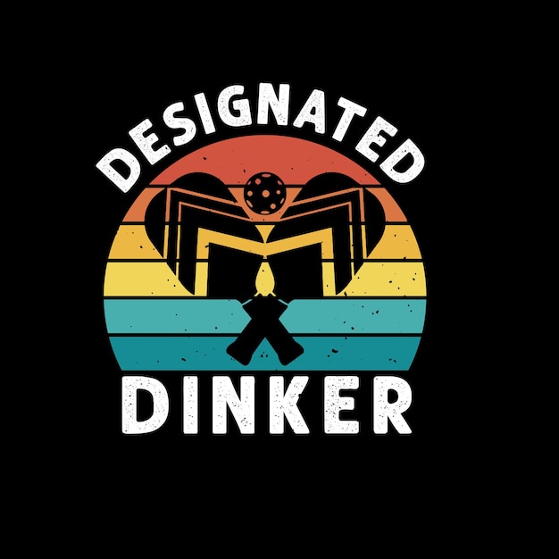 Aangewezen ontwerp van de dinkert-shirt