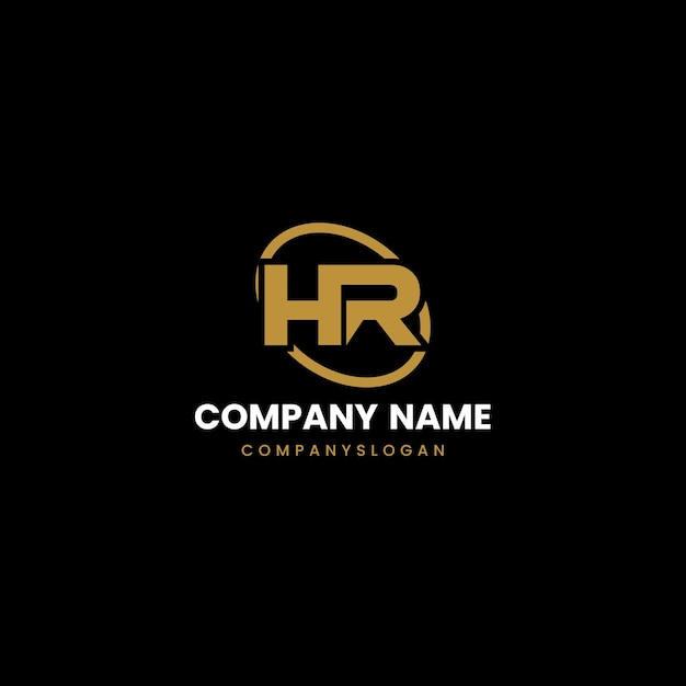 Aanvankelijk ontwerp van het HR-logo