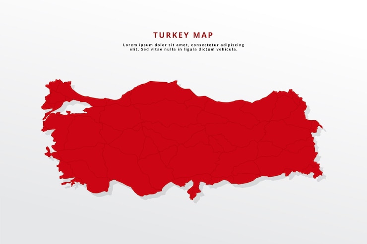 Vector aardbeving turkije. bid voor turkije middellijnkaart van getroffen en aardbevingstrillingen