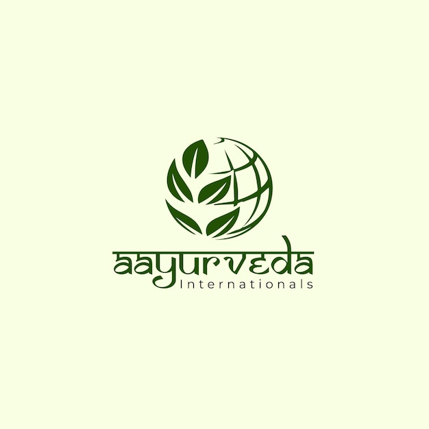 Aayurveda Internationaal Logo Ontwerp