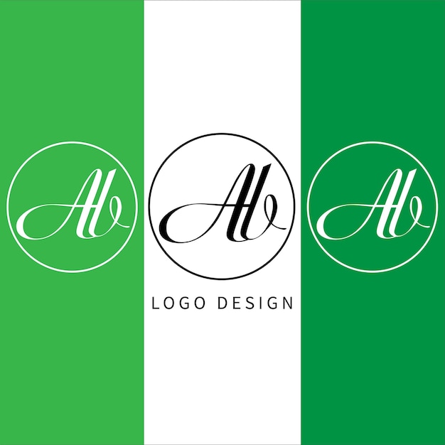 ab beginletter logo-ontwerp