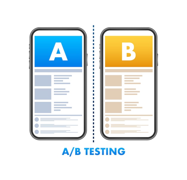 Test ab split test correzione di bug modello di pagina di destinazione della home page del feedback degli utenti