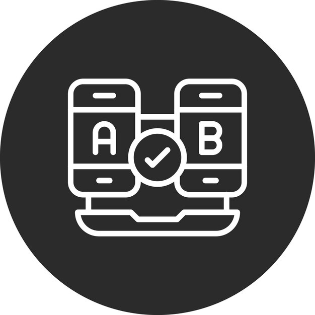 テスト ベクトル アイコン プログラミング アイコンセット