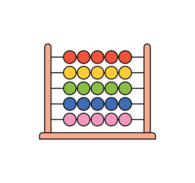 abacus and horizontal abacus toy colorful wooden beads baby learning numbers toy for children