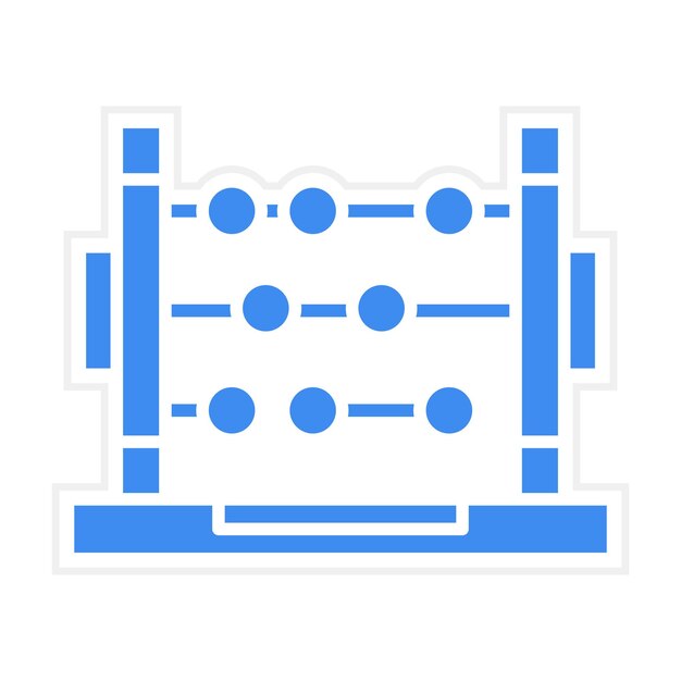 Abacus icon vector afbeelding Kan worden gebruikt voor Back to School