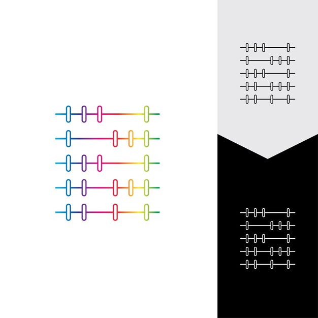 Vector abacus pictogram vector achtergrond