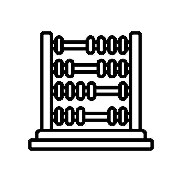 そろばん記号シンボル ベクトル