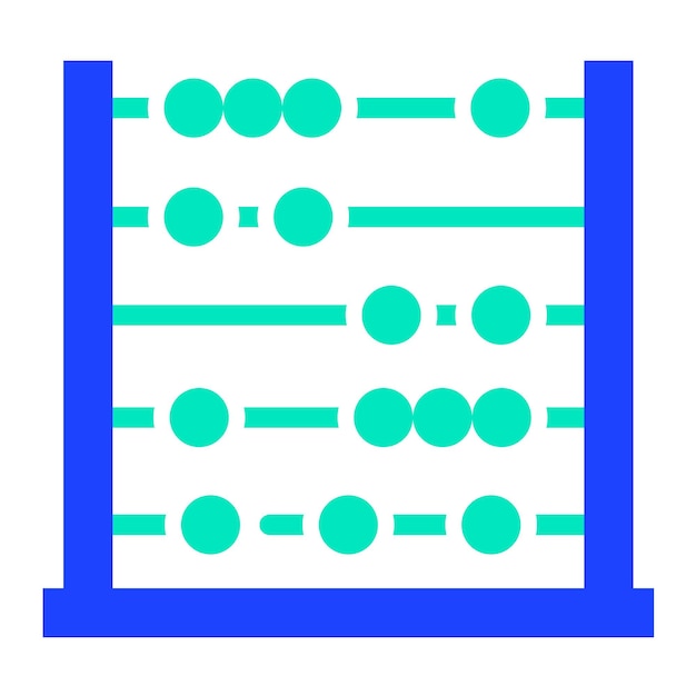 Abacus Vector Icon Design Illustratie