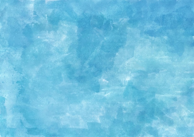 Abastract青い水彩画ベクトル壁紙の背景