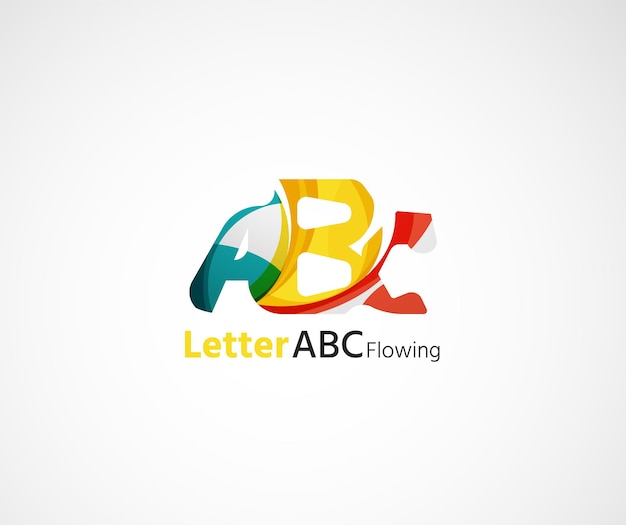 ABC bedrijfslogo Vectorillustratie