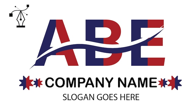 Vector abe letter logo