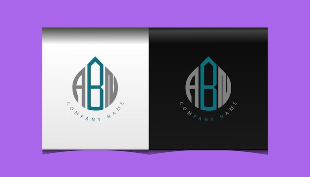 Vector abn eerste modern logo ontwerp vector pictogrammalplaatje