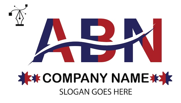 Vector abn letter logo