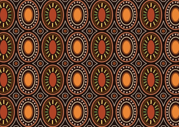 Vector aboriginal design vector seamless background