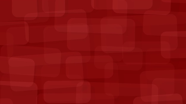 Abstarct background of translucent rectangles with rounded corners in red colors