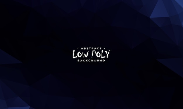 벡터 추상 파란색 lowpoly 배경