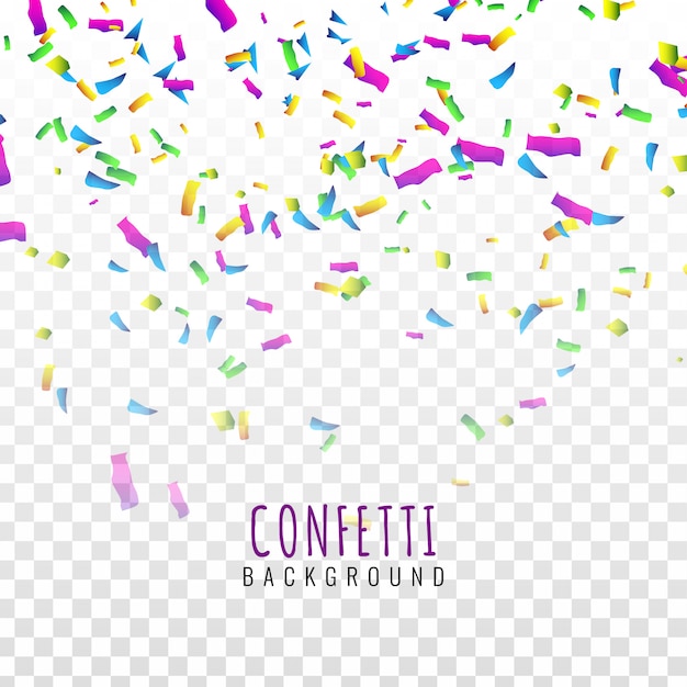 Abstarct colorful confetti background