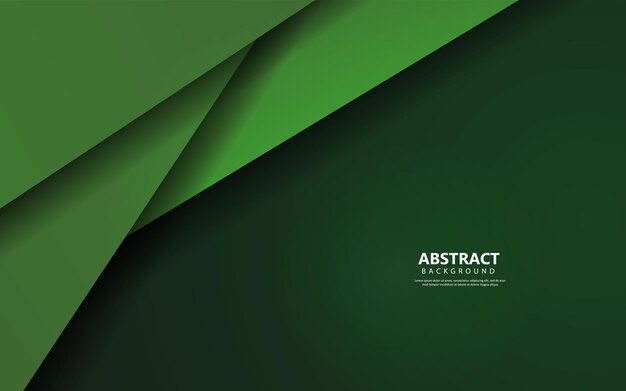 Abstrac geometric shape green colors background for cover