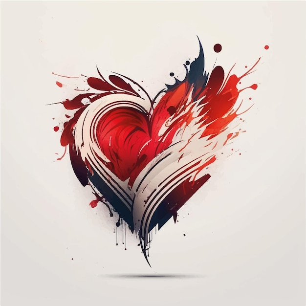 abstrac_heart_logo_vector