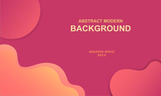 Vector abstrack modern background negative space