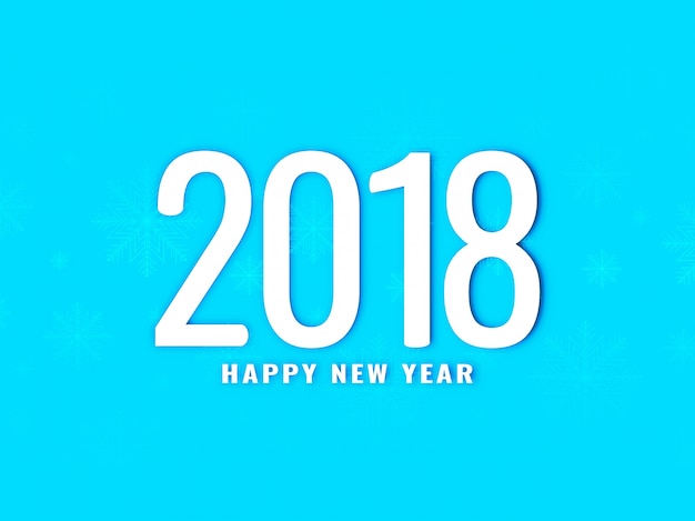 Abstract 2018 new year background