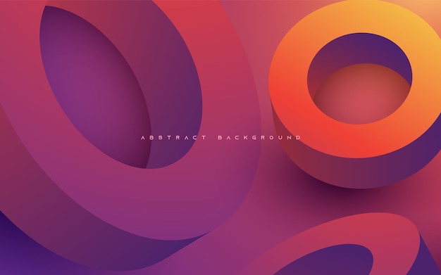 Abstract 3d background modern geometric shape vector