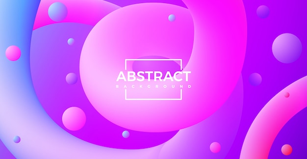 Abstract 3d curve line shape gradient colorful background