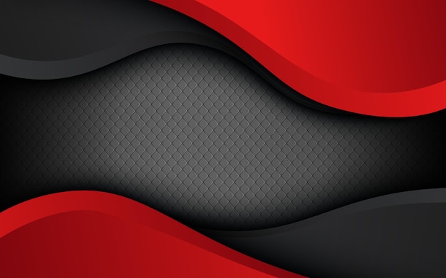 Abstract 3d dark red gray background with a combination of luminous red overlap layers background