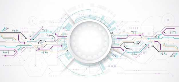 기술 추상 3d 디자인 배경