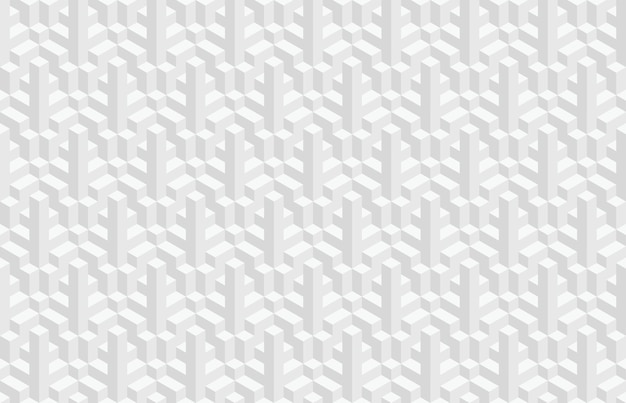 abstract 3d geometric seamless pattern isometric optical illusion modern background