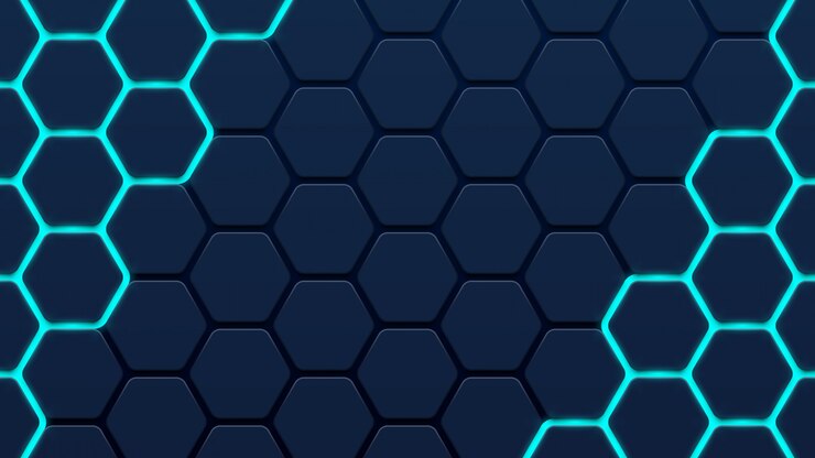 Vector abstract 3d hexagon background