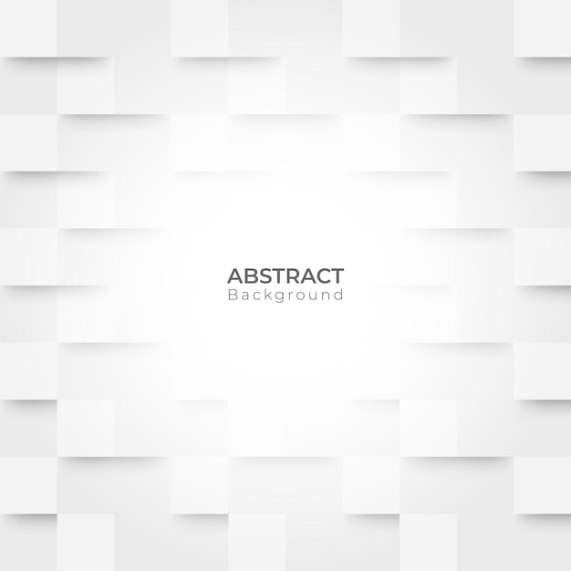 Abstract 3D moderne vierkante patroon achtergrond Witte en grijze geometrische textuur vector illustratie